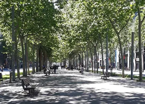 Patinar en Barcelona - Zona de diagonal para patinar