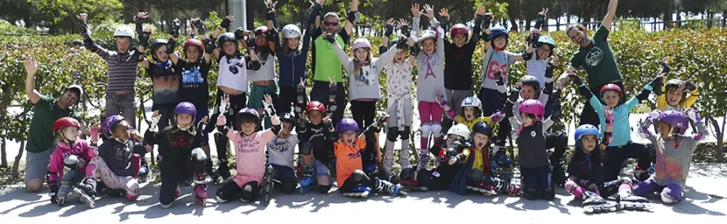 Patines para Niños - Grupo de niños con patines